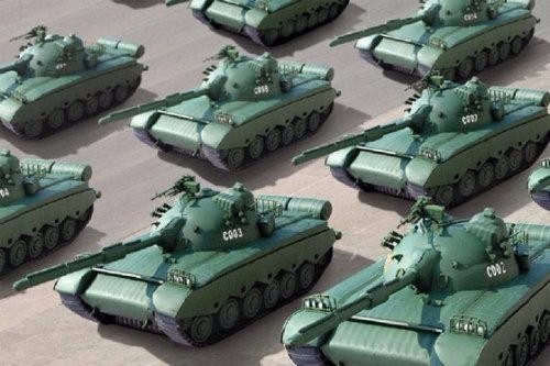 北京充气军用坦克